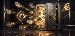 Alvynn golden casino safe with coins and jackpot symbols