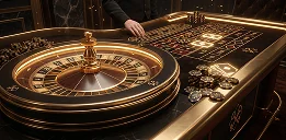 Alvynn classic roulette table with live dealer hand