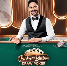 Alvynn live dealer draw poker table game