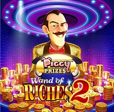 Alvynn Piggy Riches 2 slot game with casino character
